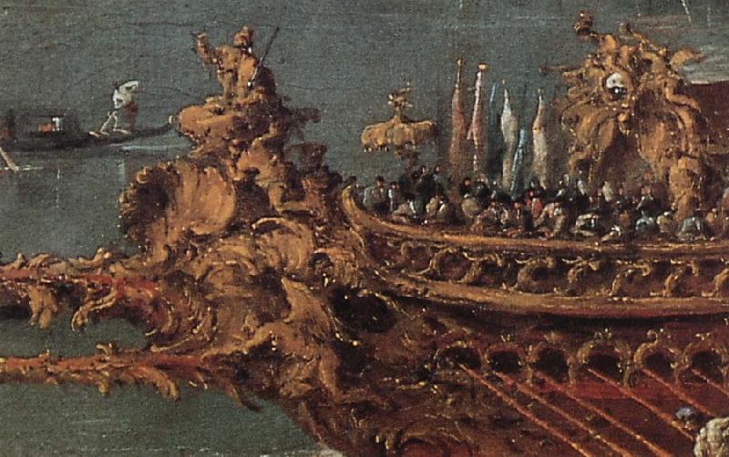 Francesco Guardi Details of he Departure of the Doge on Ascension Day oil painting picture